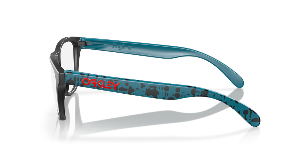 Oakley OY8009 Frogskins XS (Youth Fit) Round Kids Eyeglasses - Matte Black