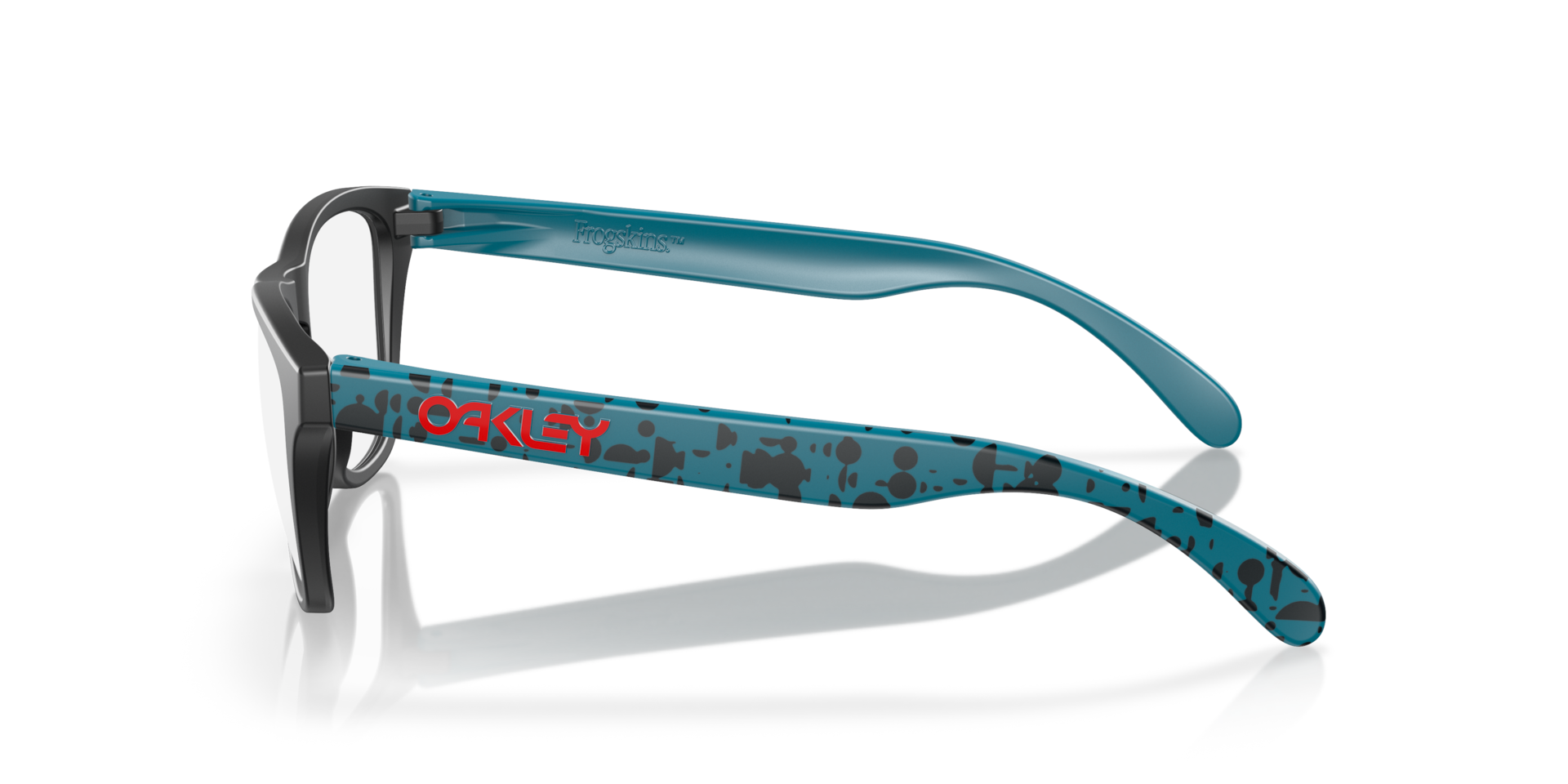Oakley OY8009 Frogskins XS (Youth Fit) Round Kids Eyeglasses - Matte Black