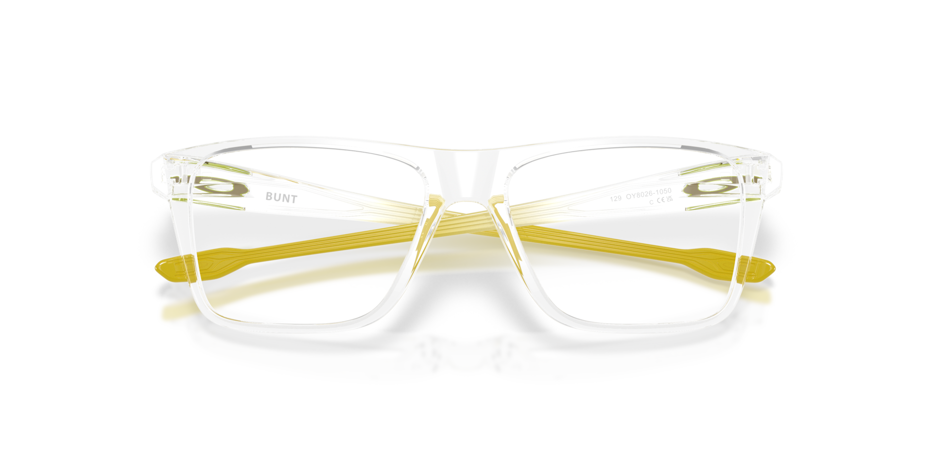 Oakley OY8026 Bunt (Youth Fit) Rectangle Kids Eyeglasses - Polished Clear