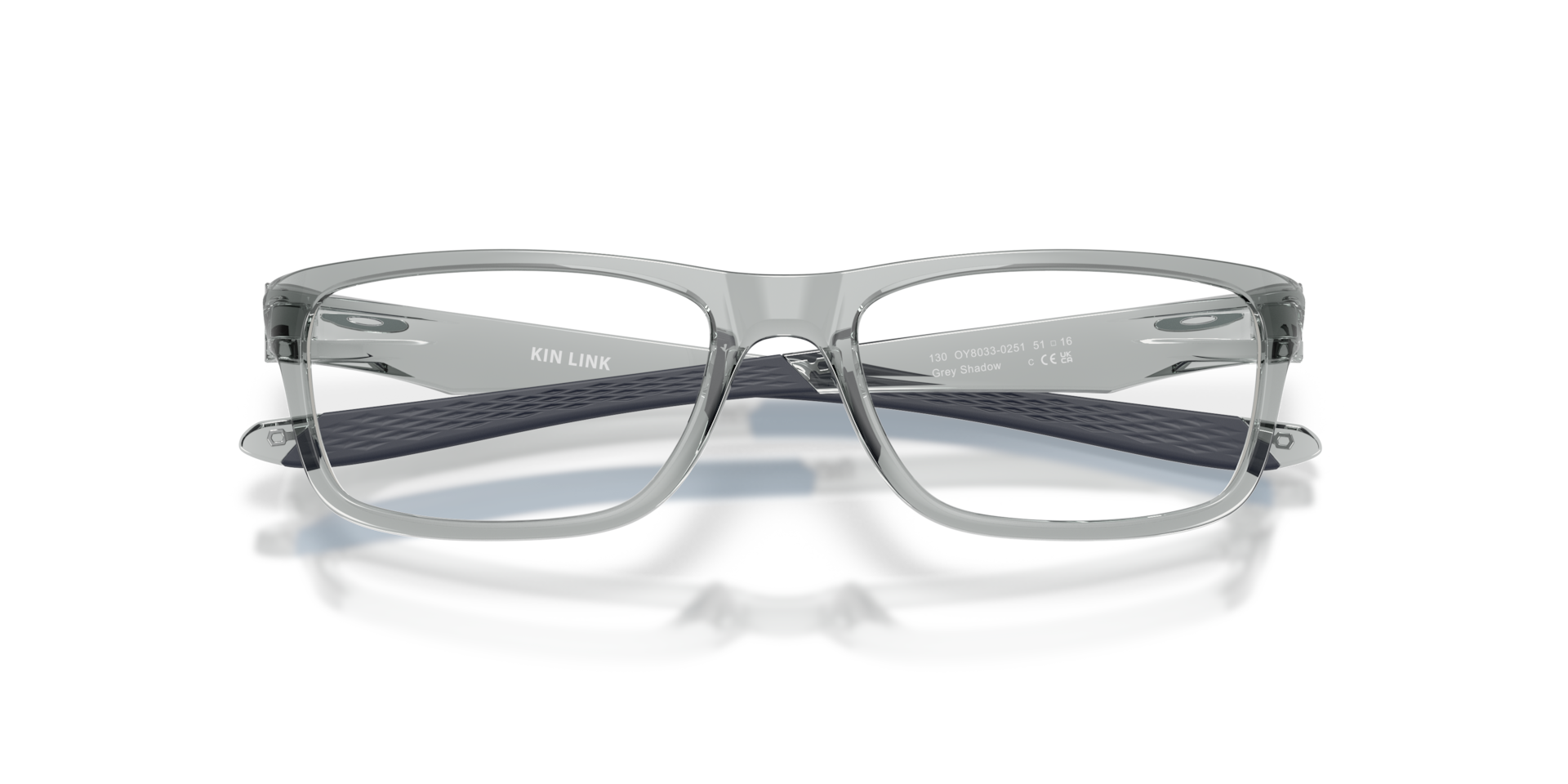 Oakley OY8033 Kin Link Rectangle Kids Eyeglasses - Transparent Abyss