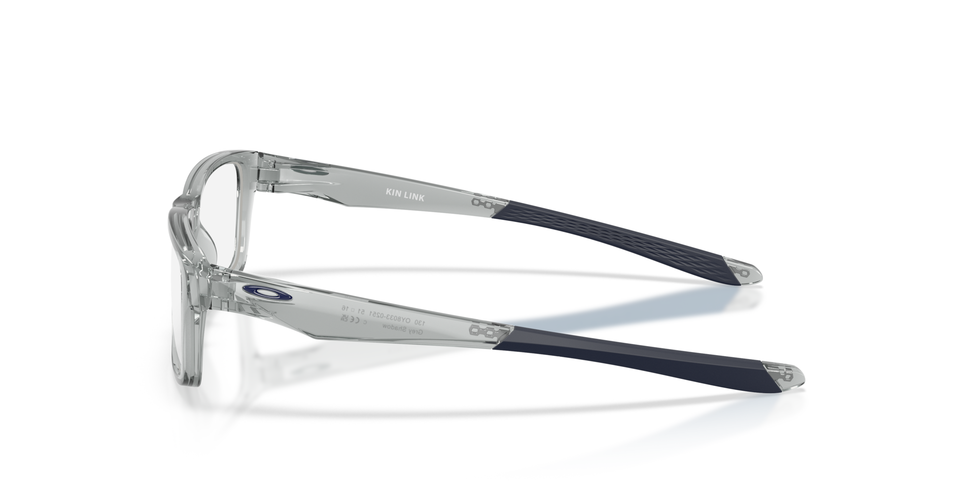 Oakley OY8033 Kin Link Rectangle Kids Eyeglasses - Transparent Abyss
