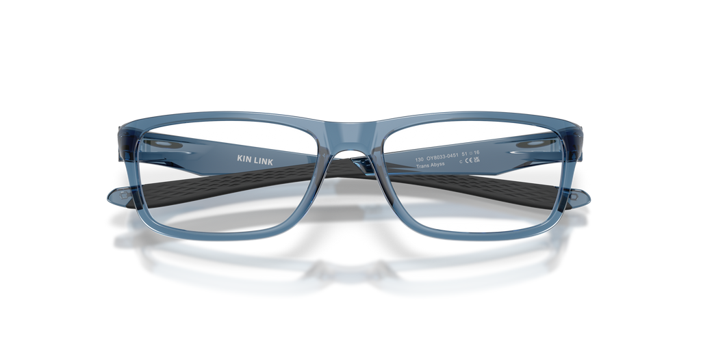 Oakley OY8033 Kin Link Rectangle Kids Eyeglasses - Grey Shadow