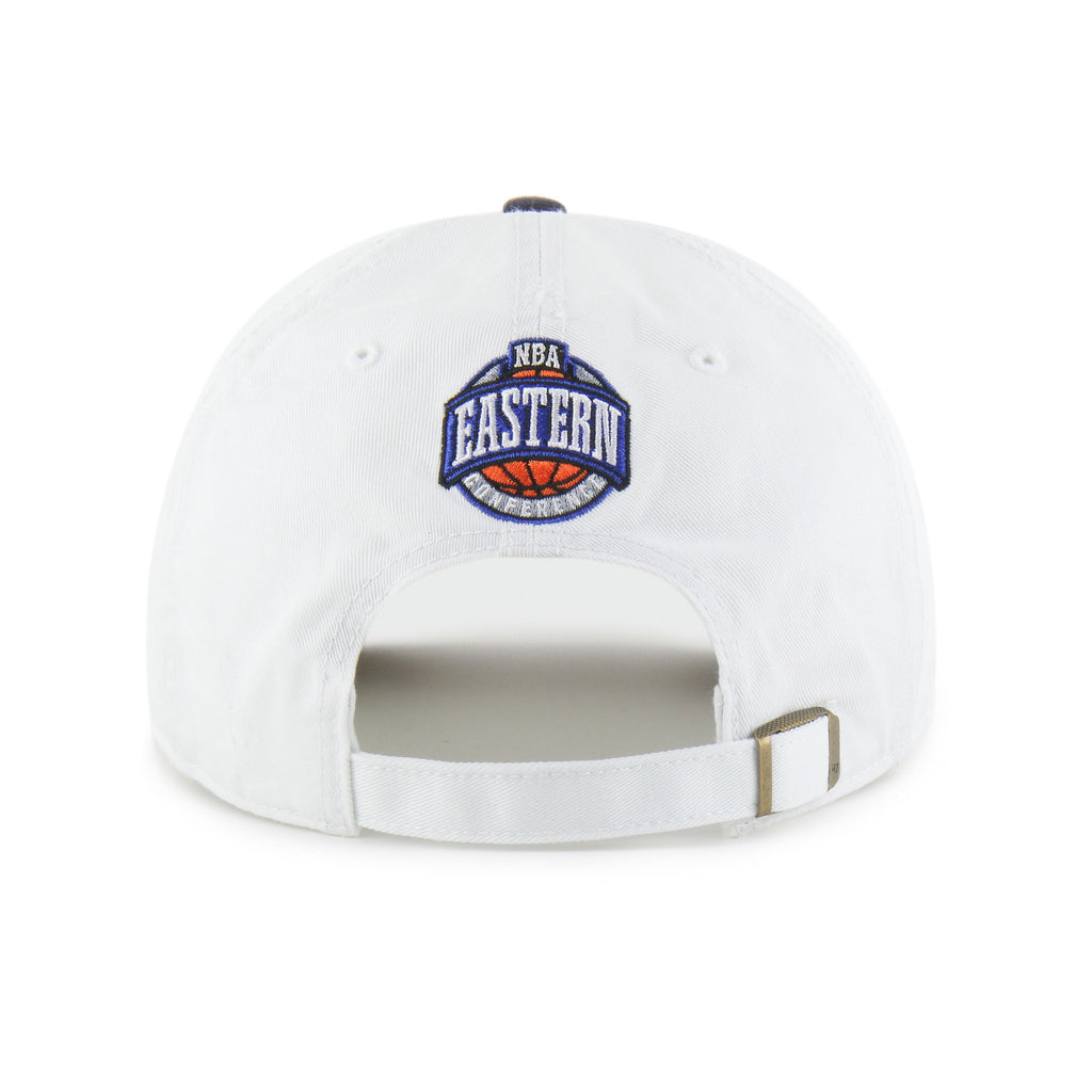 INDIANA PACERS HARDWOOD CLASSICS WORN SCRIPT '47 CLEAN UP MF MID FIT