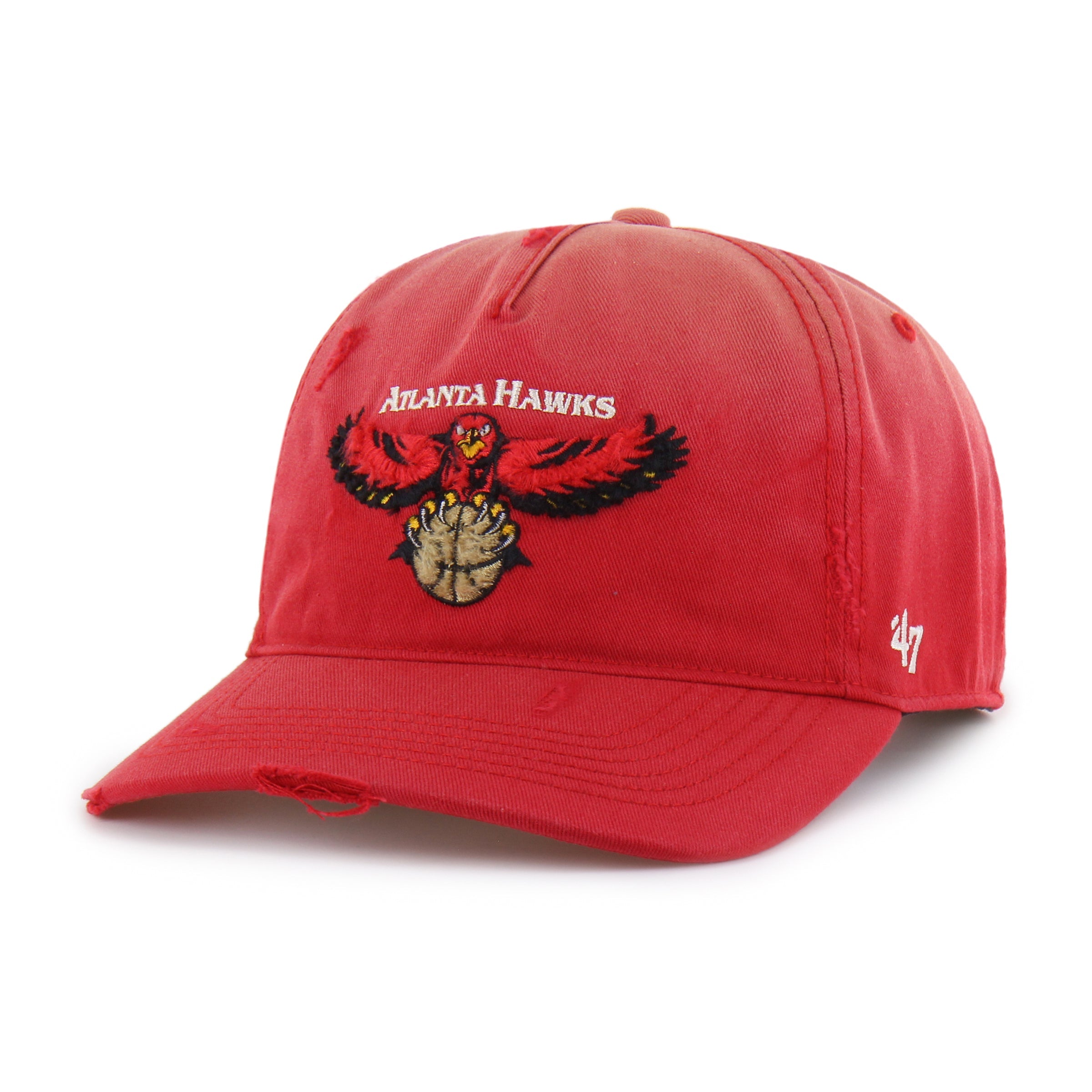 ATLANTA HAWKS HARDWOOD CLASSICS WORN '47 HITCH LC LOW CROWN